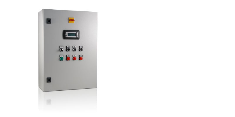 The compressor rack series controllers can manage racks with a maximum of two compressors