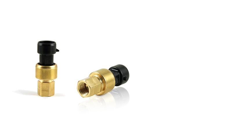 The CAREL P series ratiometric pressure sensor with 0.5-4.5V output, designed for use in industrial applications in the HVAC/R market